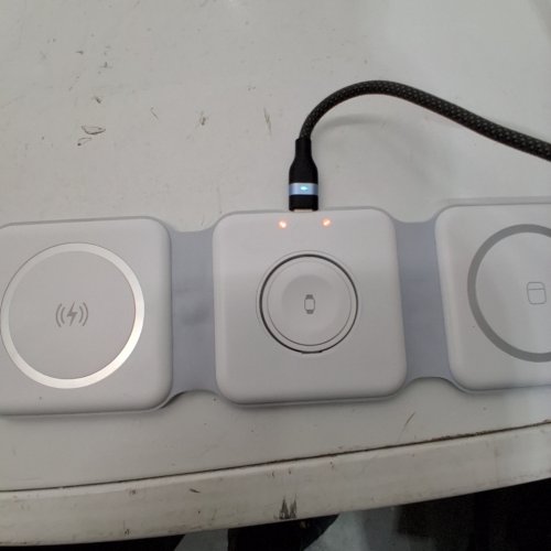 MERKURY 3-IN-1 WIRELESS CHARGING STATION - WHITE (MODEL: MIC-QIS10-19) image 2
