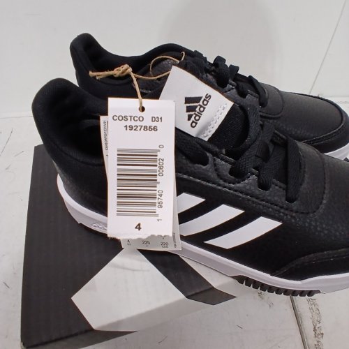 KID'S ADIDAS TENSAUR SPORT 2.0 SPORTSWEAR SHOE - SIZE 4 - WHITE/BLACK - (MODEL: JQ2872 1927856) image 3