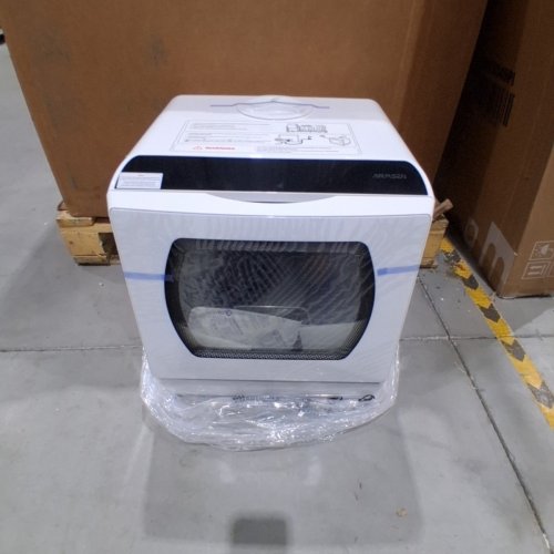 AIRMSEN 5-PROGRAM COUNTERTOP PORTABLE DISHWASHER - 5L - WHITE - (MODEL: TDQR03) image 3