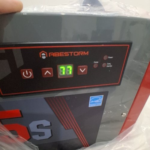 UPGRADE ABESTORM CRAWL SPACE DEHUMIDIFIER WITH DRAIN HOSE- 120PINT - RED\GREY - (MODEL: GUARDIAN SN55S) image 2