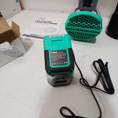 LITHELI CORDLESS LEAF BLOWER - 20 V *TOOL ONLY* (MODEL: E1-BRBC) image 4
