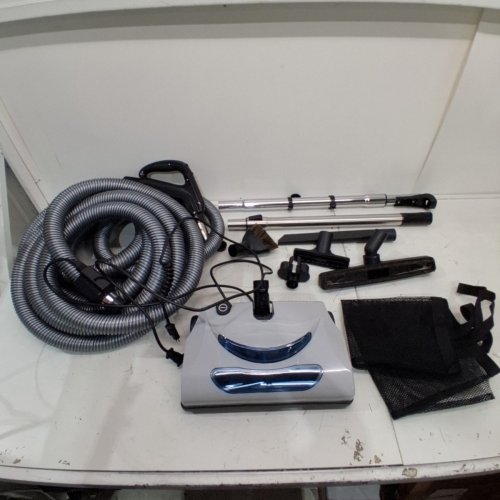 11PC VPC CENTRAL VACUUM ELECTRIC POWER NOZZLE ACCESSORY KIT WITH TELESCOPIC WAND, 30FT HOSE - GREY (MODEL:PN11 ) image 2