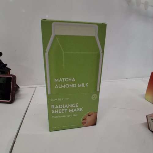 10PK ESW BEAUTY MATCHA ALMOND MILK RADIANCE SHEET MASK image 2