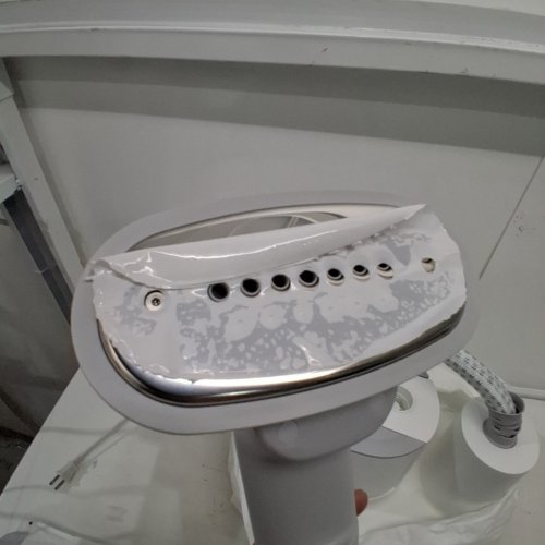 ROWENTA STEAMER FOR CLOTHES WITH IRONING BOARD - 47 OZ. - 1800W - WHITE/GREY (MODEL: IS3250U1) image 4