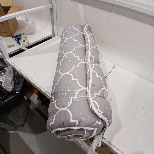 VIBE BEAR MEMORY FOAM MATTRESS TOPPER - 80" X 39" - GREY image 5