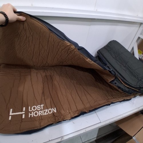 LOST HORIZON OPTION 3 AIR & FOAM SELF INFLATING CAMPING MATTRESS - 80" X 52" X 4.5" - BROWN image 3