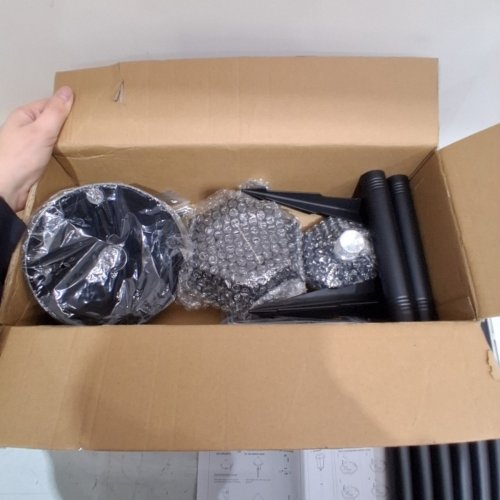 2PK UNBRANDED ADJUSTABLE OUTDOOR SOLAR LAMP POST LIGHTS - 19" TO 63" image 3