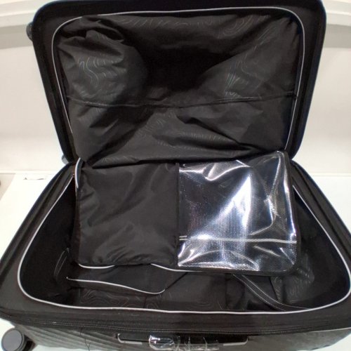 LUGGEX POLYCARBONATE HARD SHELL EXPANDABLE SPINNER SUITCASE WITH TSA LOCK - 28" - BLACK (MODEL: KVT) image 4