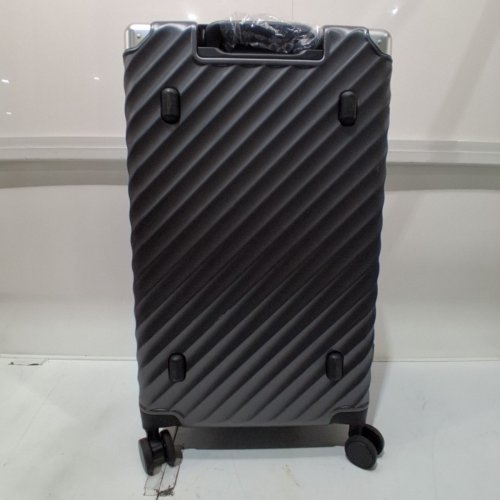 LUGGEX POLYCARBONATE HARD SHELL EXPANDABLE SPINNER SUITCASE WITH TSA LOCK - 28" - BLACK (MODEL: KVT) image 5
