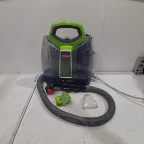 BISSELL LITTLE GREEN PROHEAT PORTABLE DEEP CLEANER/SPOT CLEANER WITH SELF-CLEANING HYDRORINSE TOOL - GREEN/GREY (MODEL : 2513B) image 3