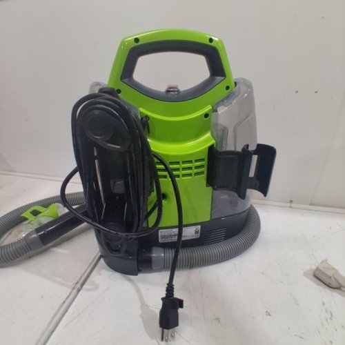 BISSELL LITTLE GREEN PROHEAT PORTABLE DEEP CLEANER/SPOT CLEANER WITH SELF-CLEANING HYDRORINSE TOOL - GREEN/GREY (MODEL : 2513B) image 4