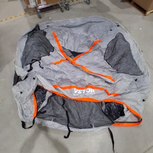 VEVOR EASY TO SETUP WATERPROOF TRUCK BED TENT WITH 2 PERSON SLEEPING CAPACITY - 6.4FT - 6.7FT - GREY/ORANGE/BLACK (MODEL: 120740) image 2
