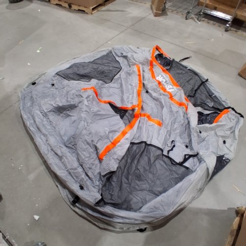 VEVOR EASY TO SETUP WATERPROOF TRUCK BED TENT WITH 2 PERSON SLEEPING CAPACITY - 6.4FT - 6.7FT - GREY/ORANGE/BLACK (MODEL: 120740) image 4