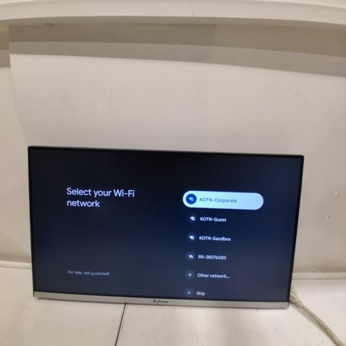 SYLVOX 24" FHD SMART ANDORID TV WITH BUILT IN VIDEO DISC PLAYER - 1080P - SILVER/BLACK - (MODEL:RT24R3KGCA) image 4