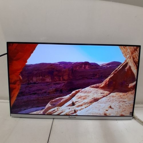 SYLVOX 24" FHD SMART ANDORID TV WITH BUILT IN VIDEO DISC PLAYER - 1080P - SILVER/BLACK - (MODEL:RT24R3KGCA) image 9