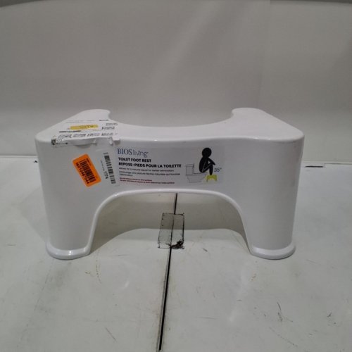 BIOS LIVING TOILET FOOT REST FOR CORRECT TOILET POSTURE - WHITE (MODEL: 59063) image 2