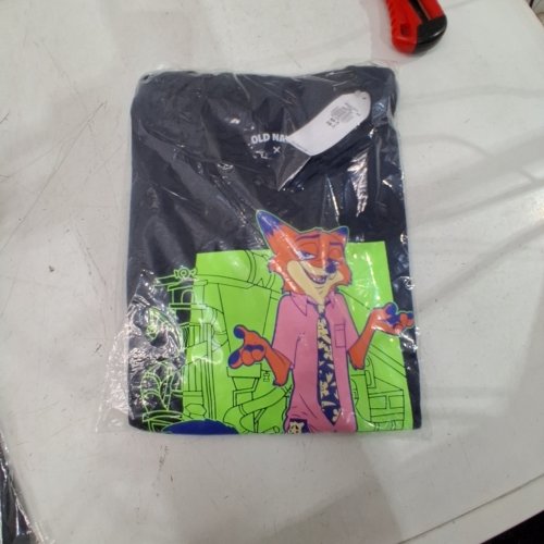 BOYS OLD NAVY X DISNEY ZOOTOPIA GRAPHIC T-SHIRT - SMALL- DARK BLUE image 2