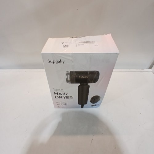 SUPGALIY SUPER MINI HIGH SPEED HAIR DRYER - 1500W - BLACK - (MODEL: H5) image 4
