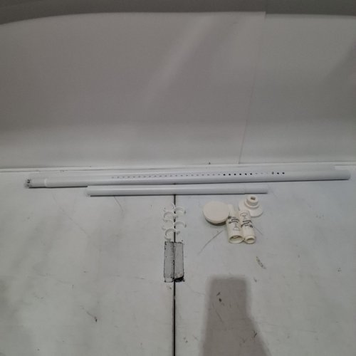 UMIMILE ADJUSTABLE TENSION CURTAIN ROD - 51"-126" - WHITE (MODEL: W2-TROD) image 2