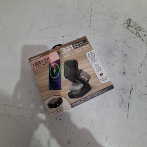 MERKURY COMPACT 3-IN-1 MAGNETIC WIRELESS CHARGING STATION - 10W - BLACK (MODEL: MIC-QIS21-101W) image 7