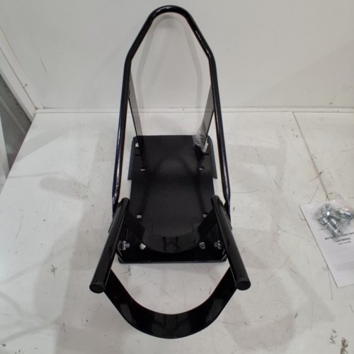 MOTORCYCLE WHEEL CHOCK CRADLE HOLDER WITH 3 ADJUSTABLE HOLES - 1800LB CAPACITY - 15" - 21" - (MODEL: TYGJ210084) image 3