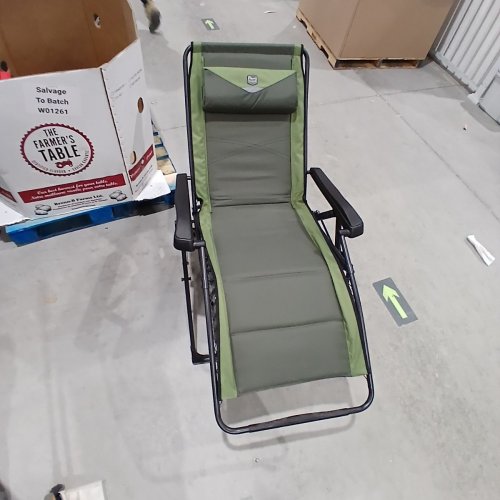 TIMBER RIDGE ZERO GRAVITY CAMPING LOUNGER- UPTO 350LBS - GREEN (MODEL: 1992502) image 3