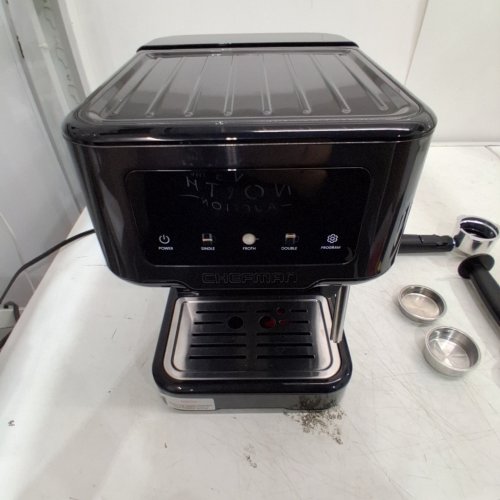 CHEFMAN CRAFTBREW ESPRESSO MACHINE 15-BAR PUMP DIGITAL ESPRESSO MAKER WITH STEAM WAND - BLACK (MODEL: RJ54-SS-15-D-BLK-CA) image 2
