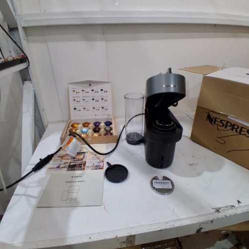 NESPRESSO VERTUO POP+ DELUXE BY BREVILLE ESPRESSO/COFFEE MAKER WITH BLUETOOTH & WIFI CONNECTION - TITAN BLACK (MODEL: BNV125TTN1BUC1) image 3