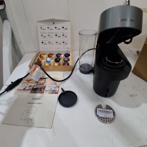 NESPRESSO VERTUO POP+ DELUXE BY BREVILLE ESPRESSO/COFFEE MAKER WITH BLUETOOTH & WIFI CONNECTION - TITAN BLACK (MODEL: BNV125TTN1BUC1) image 4