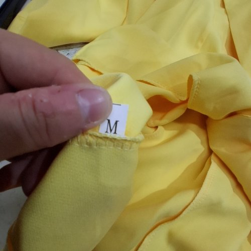 WOMENS GRRVTRZ ONE BUTTON BLAZER - MEDIUM-YELLOW image 3