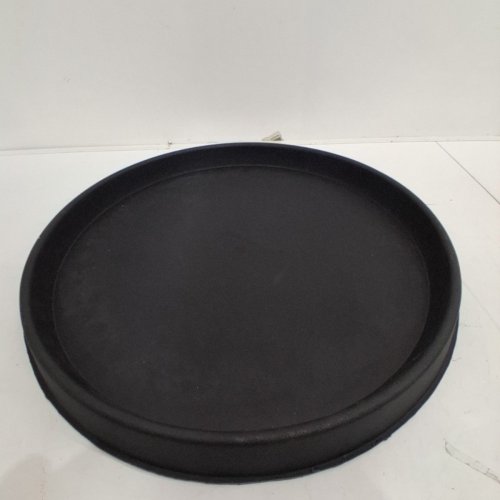 THE HC COMPANIES ROUND PLASTIC PRIMA SAUCER - 18" - WARM GREY image 2