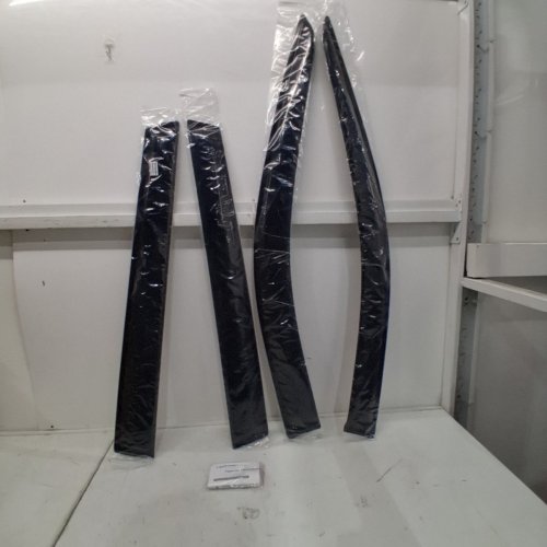 4PC LIGHTRONIC DARK SMOKE SIDE WINDOW DEFLECTORS - FITS 2019 - 2025 TOYOTA RAV4 - DARK SMOKE (MODEL: WV94255) image 2