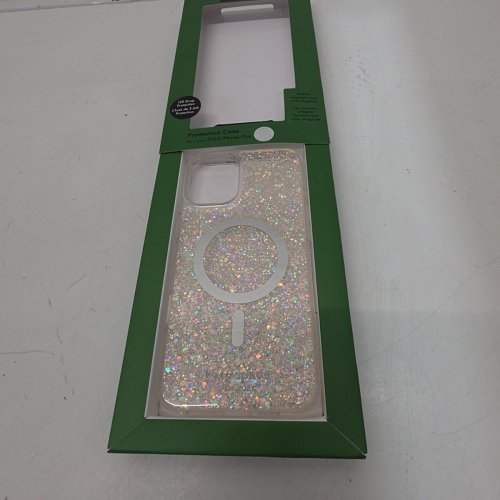 KATE SPADE PROTECTIVE PHONE CASE WITH MAGSAFE FOR IPHONE 16 PLUS - CHUNKY GLITTER image 3