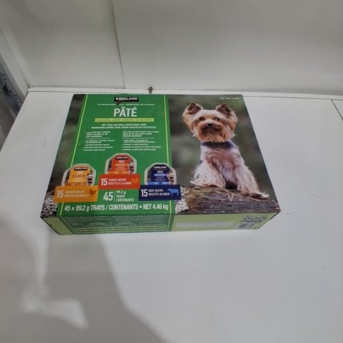 44PK KIRKLAND SIGNATURE PATE WET DOG FOOD - 99G/CONTAINER - BEEF/TURKEY/CHICKEN (MODEL: 1744538) image 3