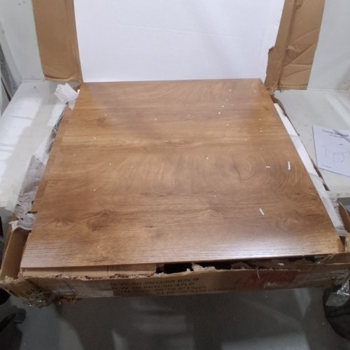 HOMFAN EXECUTIVE WOODEN WRITING DESK WITH STORAGE SPACE & CHARGING STATION - 55" X 28" X 29" - BROWN - (MODEL: AJ_DJ504490_2) image 5