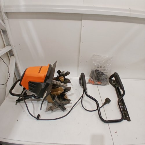 LAWNMASTER ELECTRIC CORDED TILLER - 18" / 13.5 AMP - BLACK/ORANGE - (MODEL: TE1318M) image 2