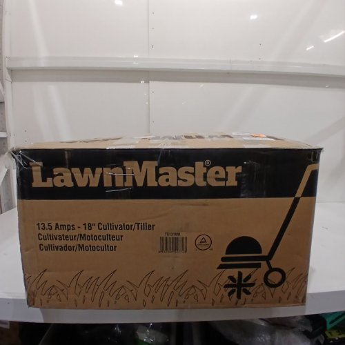 LAWNMASTER ELECTRIC CORDED TILLER - 18" / 13.5 AMP - BLACK/ORANGE - (MODEL: TE1318M) image 5
