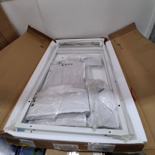 BEXEVUE SMALL DESK WITH FABRIC STORAGE DRAWERS- 40" - WHITE image 3