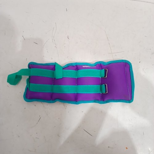 UNISEX ADULT WEIDER 90'S VINTAGE ANKLE WEIGHT - 5LB - TEAL/PURPLE image 2
