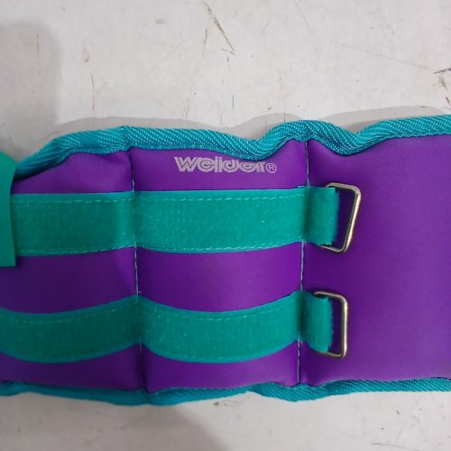 UNISEX ADULT WEIDER 90'S VINTAGE ANKLE WEIGHT - 5LB - TEAL/PURPLE image 3