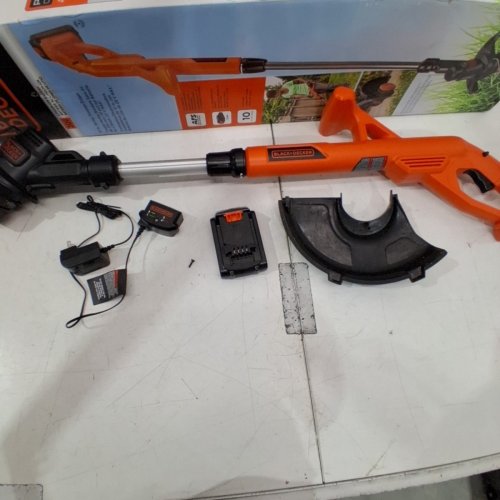 BLACK+DECKER STRING TRIMMER/EDGER - 10" - 20V - BLACK/ORANGE (MODEL: LST201) image 5