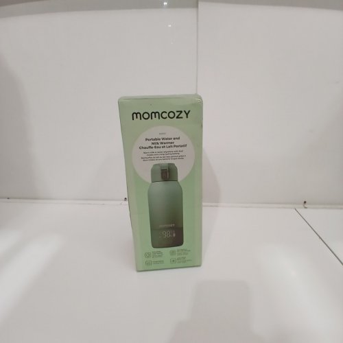 MOMCOZY PORTABLE BEVERAGE WARMER WITH DUAL HEATING MODES FOR BREAST MILK & WATER - 17OZ CAPACITY - PALE GREEN (MODEL: MW05) image 2