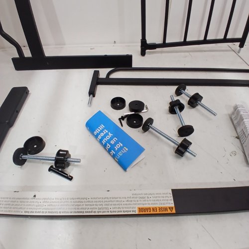 REGALO HOME ACCENTS EXTRA WIDE WALK THRU BABY GATE - 30" - 42" X 30" - BLACK (MODEL: ‎0310DS) image 3