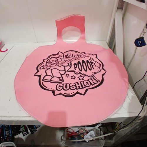 ADULT UNISEX RUBIES WHOOPIE CUSHION COSTUME - ONE SIZE FITS MOST - PINK (1002111) image 2
