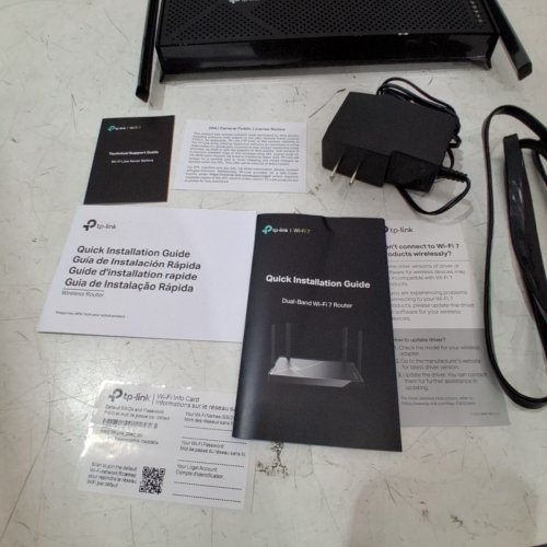 TP-LINK DUAL-BAND WI-FI 7 ROUTER - BLACK (MODEL: ARCHER BE230) image 4