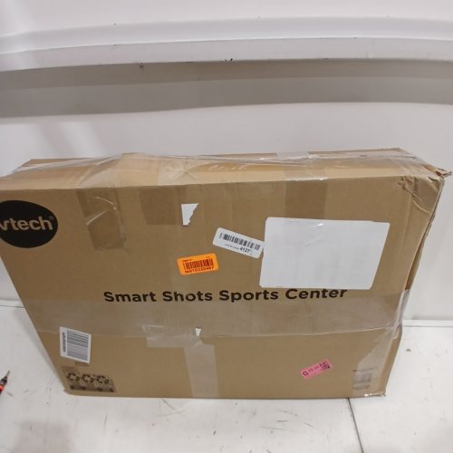 VTECH SMART SHOTS SPORTS CENTER, 2 - IN - 1 KIDS BASKETBALL HOOP AND SOCCER NET - RED/BLACK image 3