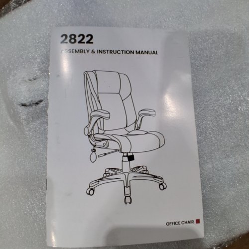 COLAMY HIGH BACK EXECUTIVE OFFICE CHAIR WITH PADDED FLIP UP ARMS - ADJUSTABLE TILT LOCK - ERGONOMIC BROWN (MODEL: 2822) image 2