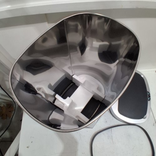 OVAL AUTOMATIC TOUCH FREE TRASH CAN - 13GAL - STAINLESS STEEL (MODEL: TC-1350R-SS) image 5