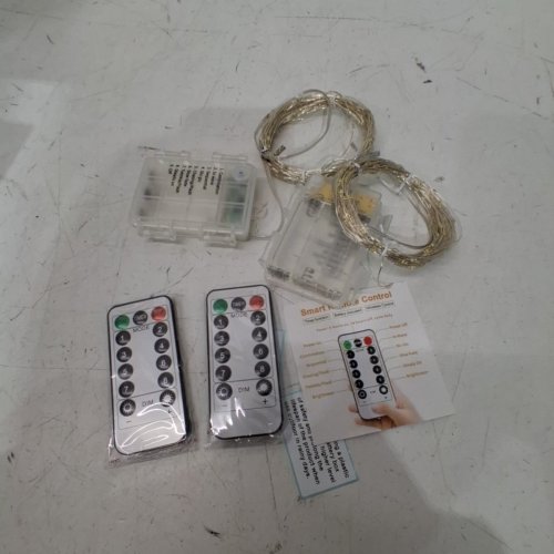 2PK LED STRING FAIRY LIGHTS WITH REMOTE - WARM WHITE image 3
