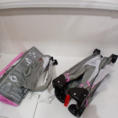 HARMONY JUVENILE PRODUCTS PLAY & GO DELUXE PLAYARD - GREY/PINK - (MODEL: 0801010GRL) image 2